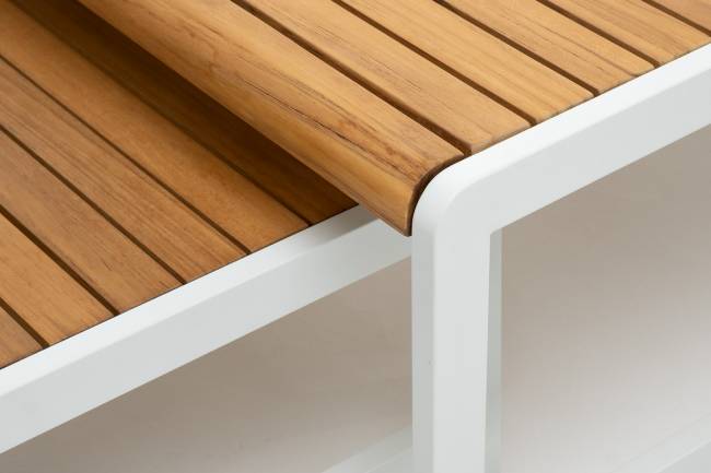 Лаунж зона из алюминия MAYA XL белая  Joygarden