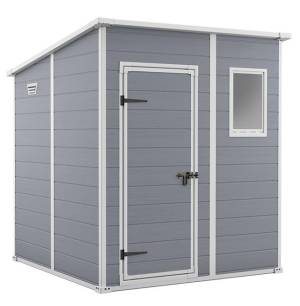 Сарай "Манор Пентхаус 6x6" (размеры 175 x 175 см), серый