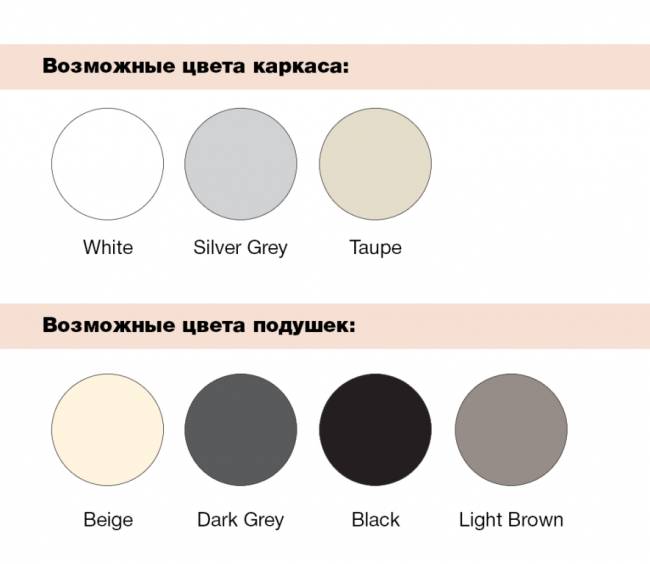 Комплект пластиковой мебели Mykonos XL бежевый, черный