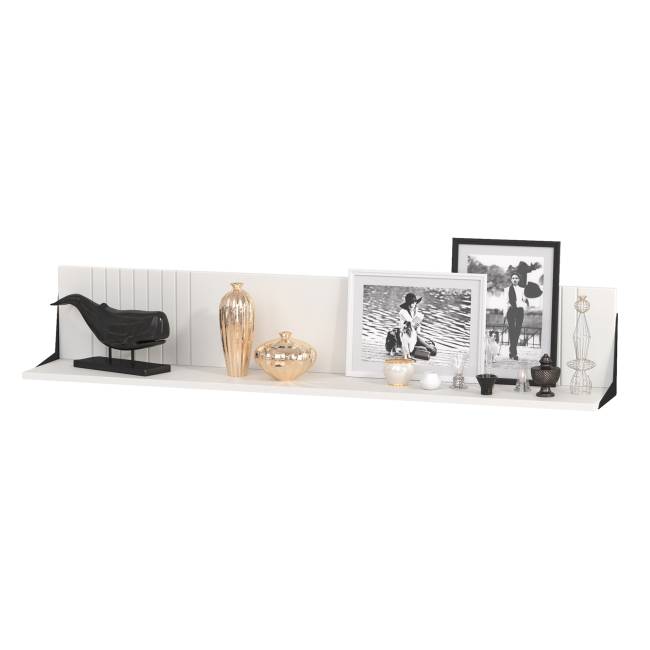 Стенка для аппаратуры Валенсия № 100 цвет белый шагрень