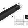 Люфт черная 9x80