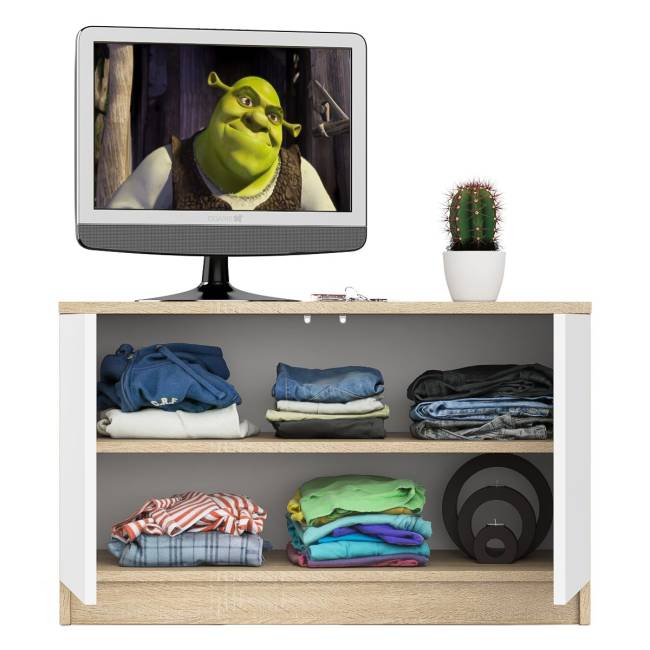 Тумба/антресоль Мори МА900.1 цвет дуб сонома/белый Тумба/антресоль Мори МА900.1 цвет дуб сонома/белый