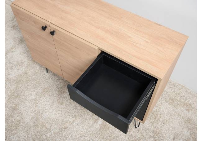 Комод Брюс 16.233 сантьяго / черный