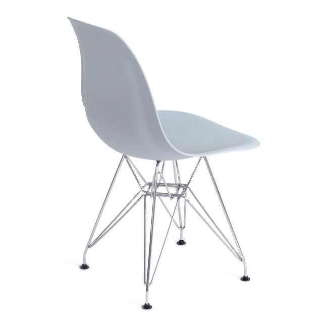 Стул CINDY IRON CHAIR (EAMES) (mod. 002) металл, пластик, 51x46x82,5, серый (Комплект из 4 шт.) серый металл, пластик Стул CINDY IRON CHAIR (EAMES) (mod. 002) металл, пластик, 51x46x82,5, серый (Комплект из 4 шт.) серый металл, пластик
