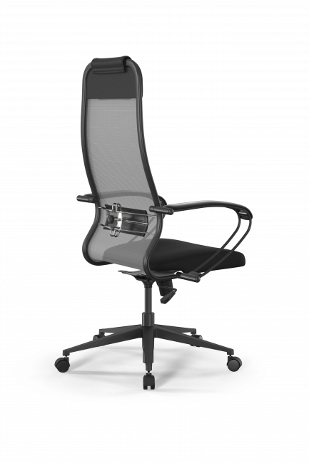 Кресло Sit 10 B1-111K - X2+UMF(X1) /Ub00/Wh00/K1bL(M09.B11.G19.W02), св.серый-черный