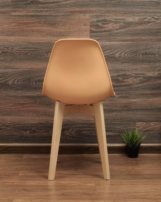 Стол Монте К 100 натур со стульями Сашш натур персик Стол Монте К 100 натур со стульями Сашш натур персик