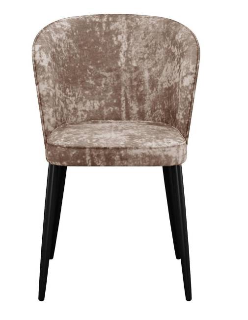 Стул DikLine 348 поворотный M05 шоколад, ножки черные