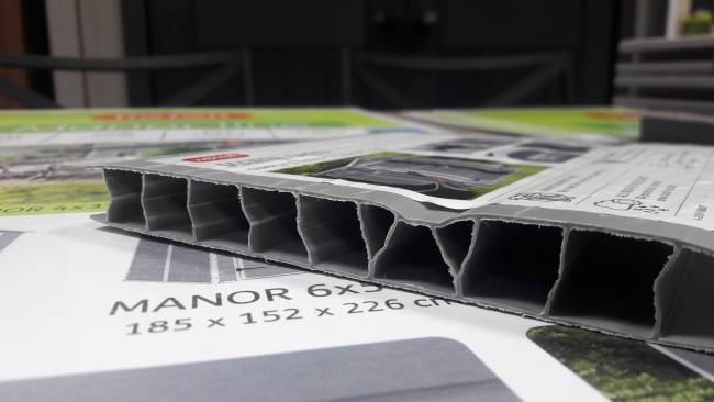 Сарай "Манор 6x5DD" (размеры 175 x 145 см), серый Сарай "Манор 6x5DD" (размеры 175 x 145 см), серый