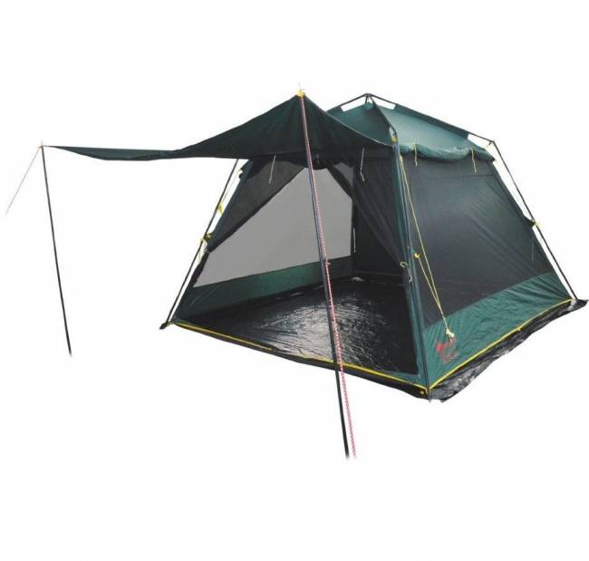 Тент-шатер TRAMP BUNGALOW LUX GREEN V2 Тент-шатер TRAMP BUNGALOW LUX GREEN V2