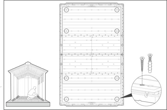 Сарай "Окланд 7511" (размеры 210 х 342 см) Сарай "Окланд 7511" (размеры 210 х 342 см)