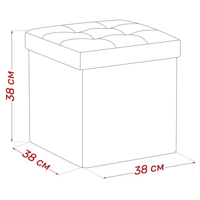 Пуф Leset Плуто складной с крышкой Velutto 08 Пуф Leset Плуто складной с крышкой Velutto 08