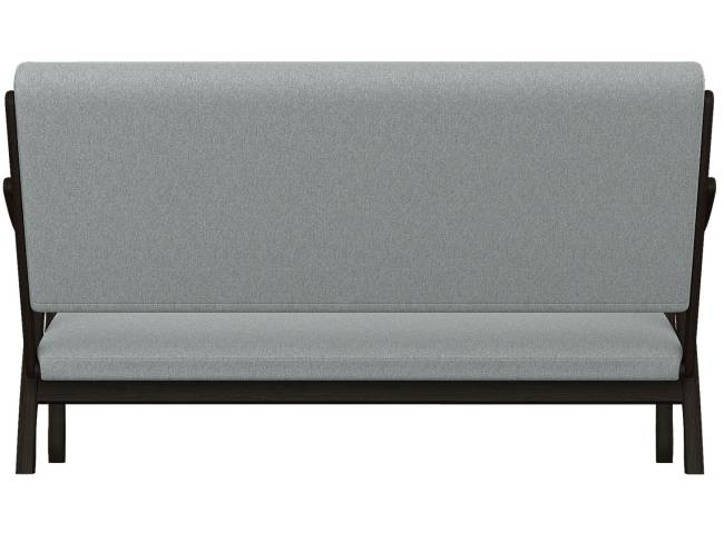 Диван Вега 10 ткань серый, каркас венге Диван Вега 10 ткань серый, каркас венге