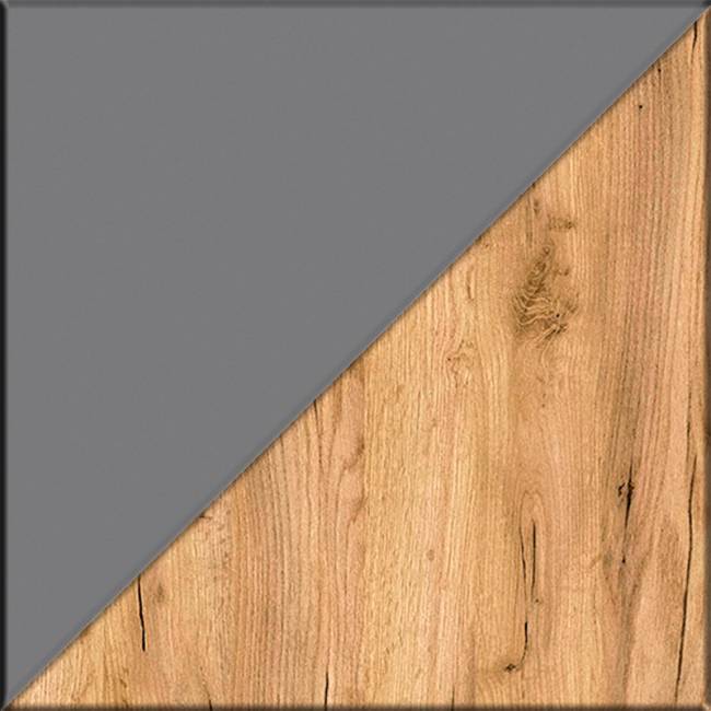 Вешалка с полочкой Октава 15.14.01 цвет серый графит/дуб крафт золотой Вешалка с полочкой Октава 15.14.01 цвет серый графит/дуб крафт золотой