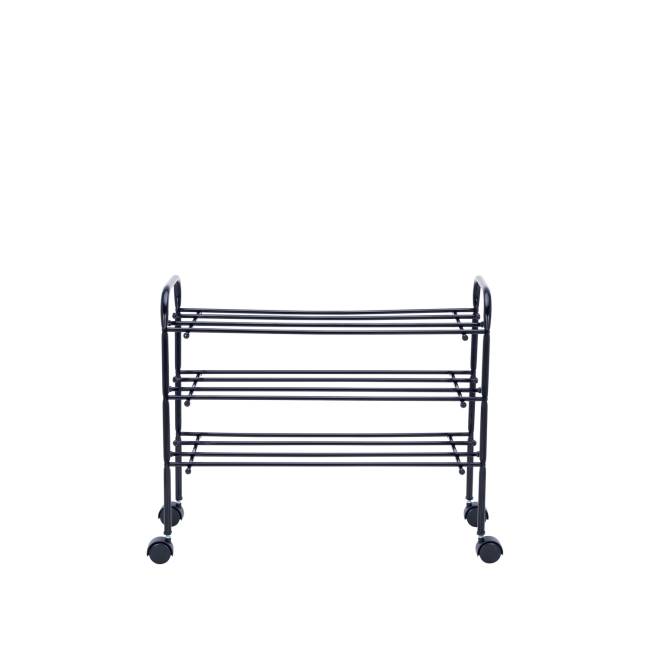 Обувница Leset Комо 3 с колесами Чёрный