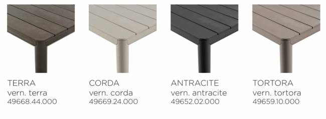 Стол пластиковый раздвижной Tevere 210 терра 2110-2750х1000х765 мм