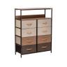 Комод Leset Локи 8 ящ. с полкой Коричневый Бежевый, светло-коричневый, темно-коричневый Комод Leset Локи 8 ящ. с полкой Коричневый Бежевый, светло-коричневый, темно-коричневый