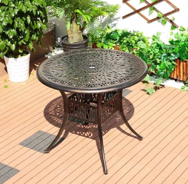 Мебель из металла Palermo 4 с круглым столом Мебель из металла Palermo 4 с круглым столом