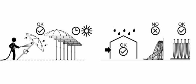 Зонт пляжный профессиональный Ø2.2 м Picasso под дерево Ø2200 мм Зонт пляжный профессиональный Ø2.2 м Picasso под дерево Ø2200 мм