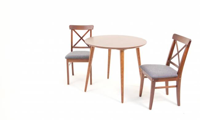 Стул Ингольф ПМ орех/графит