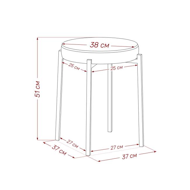 Табурет Leset Авис профиль Ultra Mint Белый Табурет Leset Авис профиль Ultra Mint Белый