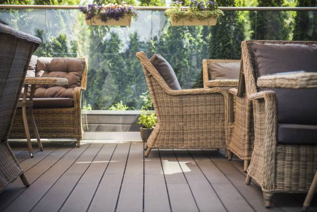 "Гляссе" кресло плетеное из искусственного ротанга, цвет соломенный