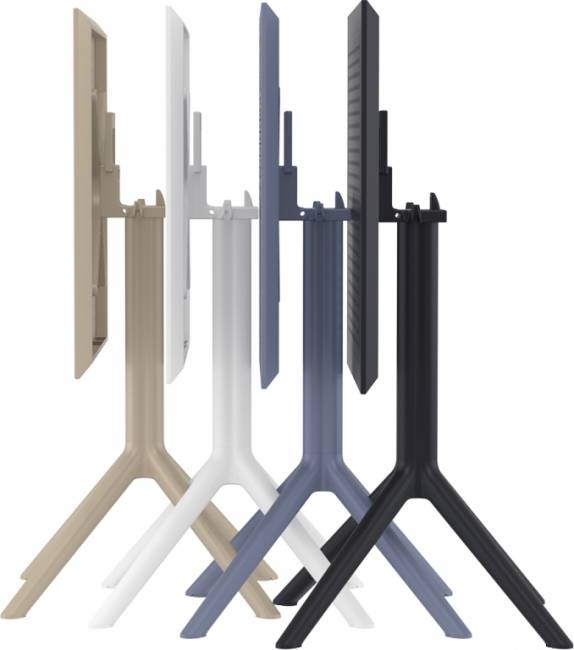 Стол пластиковый складной Sky Folding Table 60 черный 600х600х740 мм Стол пластиковый складной Sky Folding Table 60 черный 600х600х740 мм