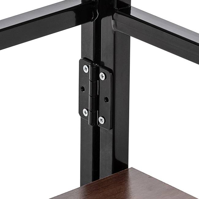 Стеллаж раскладной Leset Пако 800 Чёрный