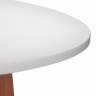 Стол Mars/Марс (мод. T1004) МДФ/дерево, белый/натуральный, 80х80х75см White (Белый) / Natural (натуральный) МДФ/дерево