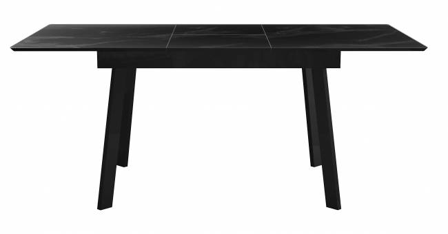 Стол DikLine SFH125 стекло Оптивайт Черный мрамор/подстолье черное Стол DikLine SFH125 стекло Оптивайт Черный мрамор/подстолье черное