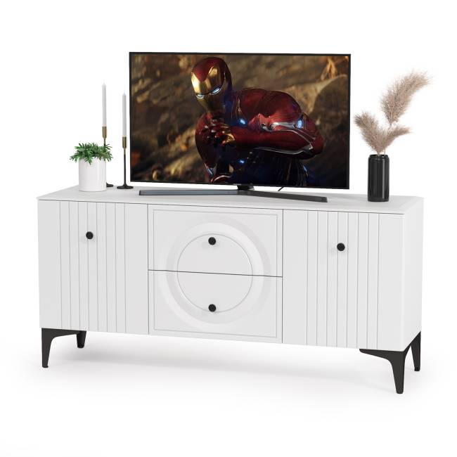 Стенка для гостиной Валенсия № 62 цвет белый шагрень Стенка для гостиной Валенсия № 62 цвет белый шагрень