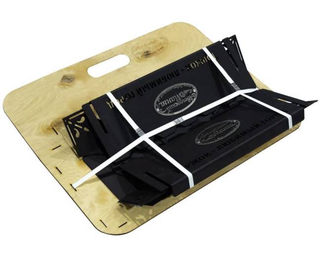 Мангал разборный "Скорпион", сталь AISI304, 3мм