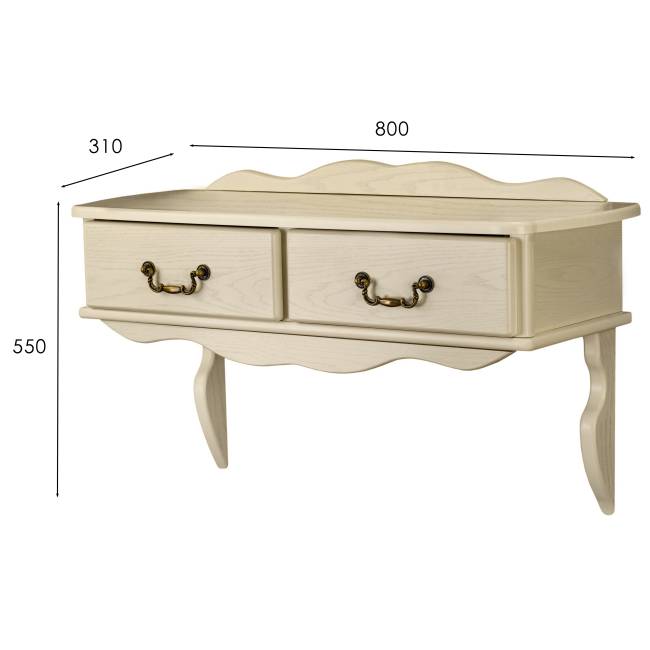 Консоль Берже 20 слоновая кость