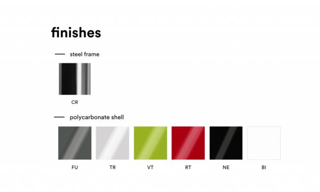 Кресло пластиковое барное Gliss белый 530х480x800-1060 мм