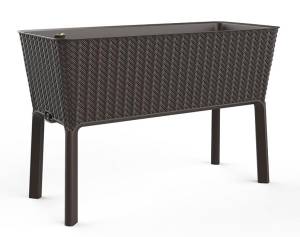 Готовая грядка на ножках Сплендор (Splendor) коричневая