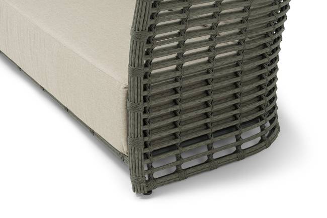 "Валенсия" диван из искусственного ротанга трехместный, цвет серый "Валенсия" диван из искусственного ротанга трехместный, цвет серый