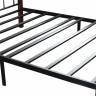 Кровать AT-808 дерево гевея/металл, 90*200 см (Single bed), красный дуб/черный красный дуб/черный дерево гевея/металл