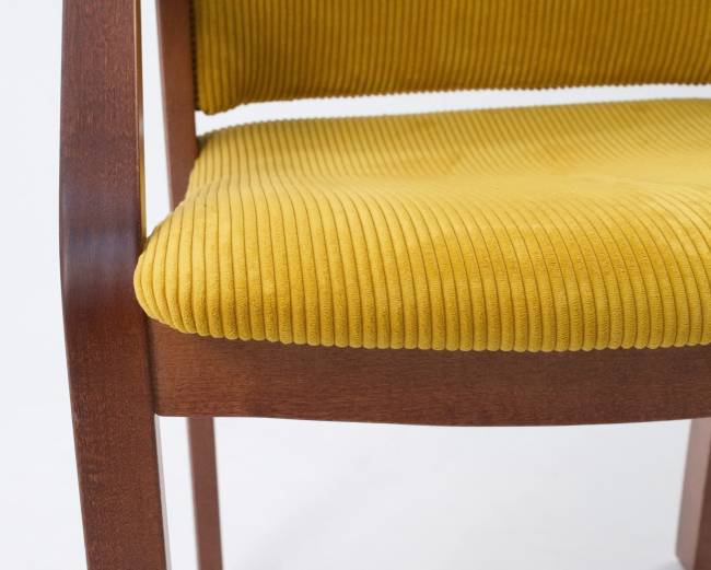 Стул-кресло Джуно 2.0 орех/жёлтый