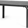 Стол пластиковый раздвижной Alloro 140 Extensible антрацит 1400-2100х1000х730 мм Стол пластиковый раздвижной Alloro 140 Extensible антрацит 1400-2100х1000х730 мм
