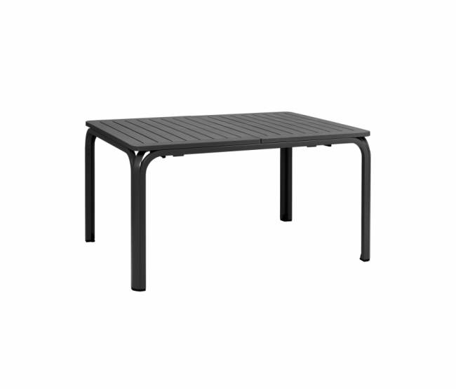 Стол пластиковый раздвижной Alloro 140 Extensible антрацит 1400-2100х1000х730 мм Стол пластиковый раздвижной Alloro 140 Extensible антрацит 1400-2100х1000х730 мм