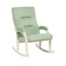 Кресло-качалка Leset Дэми Слоновая кость V14 бирюзовый Кресло-качалка Leset Дэми Слоновая кость V14 бирюзовый