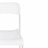 Стул ADDE (mod. C-049) металл/пластик, 39 х 49 х 78 см, White (белый) (Комплект из 8 шт.) белый металл/пластик